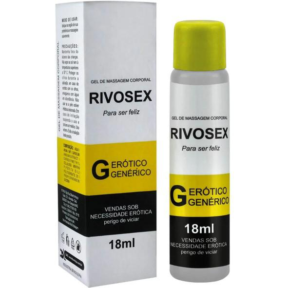 Rivosex Gél embalagem e frasco 18ml